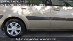 2007 Kia Rio LX for sale in Oakland Park, FL 33334 at KALER