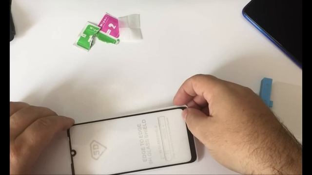 ЧЕХОЛ НЕ НУЖЕН! Приклеил ГИДРОГЕЛЬ пленку  на Xiaomi redmi note 7. Как наклеить гидрогелевую плёнку