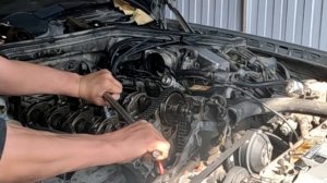 Замена прокладки под головкой м111 мотор. w124