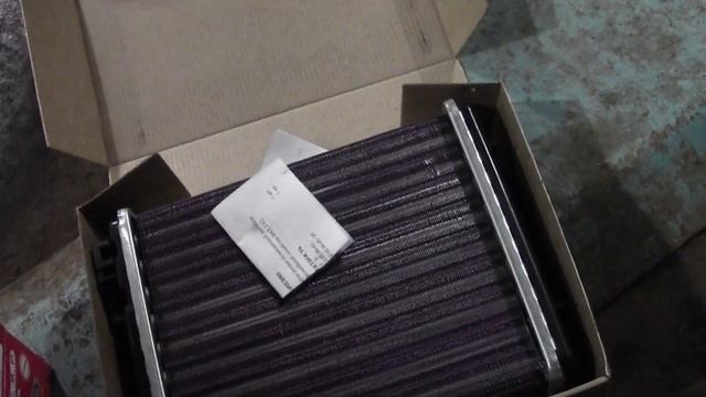 Меняем радиатор печки