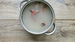 Харчо с копчеными ребрышками