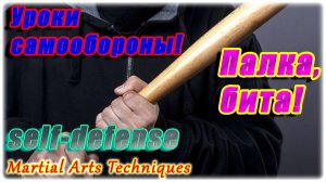 Защита от удара палкой или битой!