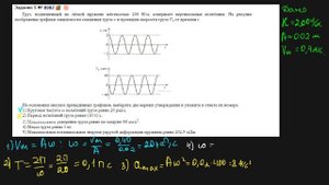 егэ физика 2019 год: Графики колебаний Задание 5 #3