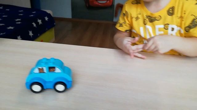 Лего Дупло Эвакуатор с машинкой и автокран LEGO DUPLO Tow truck with a machine and a crane