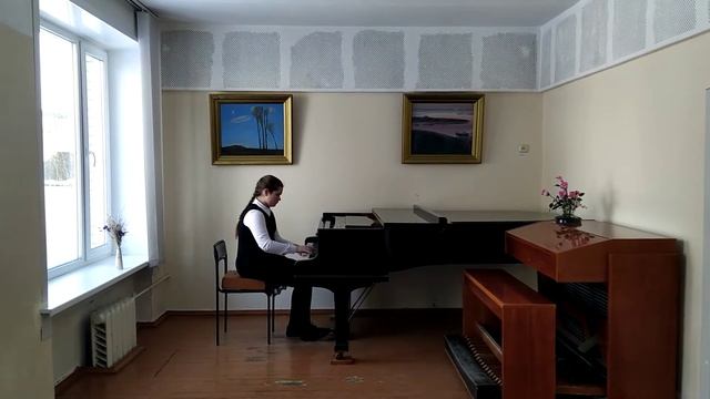 С.Слонимский "Романтический вальс" (исп. Анна Дик, 13 лет) смотреть онлайн