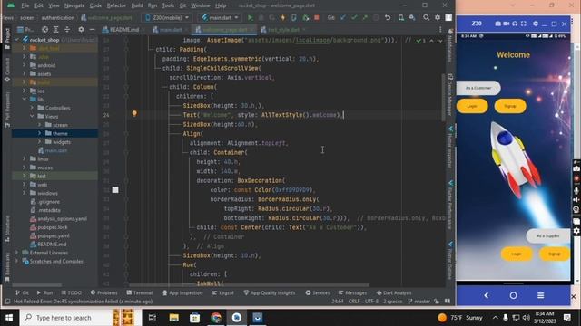 Part - 9. Flutter E-commerce app with firebase  #fluttertutorial #firebase #ecommerceapp