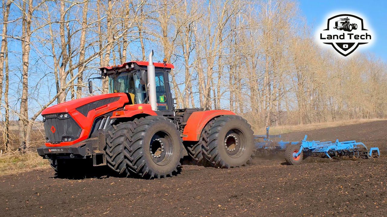 Обновленный трактор Кировец К-742М работа с культиватором Lemken Korund 8! Сезон - 2022!