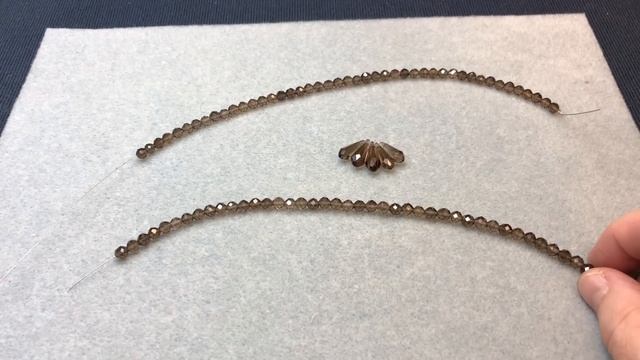 Бусы из индийских камней. Сотуар из раухтопаза. Переделка украшений для Залихи. Часть 5. смотреть онлайн