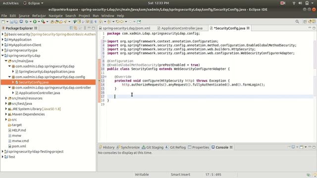 Spring Security Using LDAP protocol + Spring Boot (Step by Step) смотреть онлайн