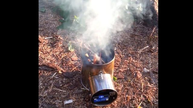 Полевое испытание походной печки