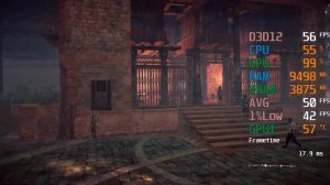 GeForce GTX 1050 ti -- Intel Core i3-10100F -- Horizon Zero Dawn Benchmark