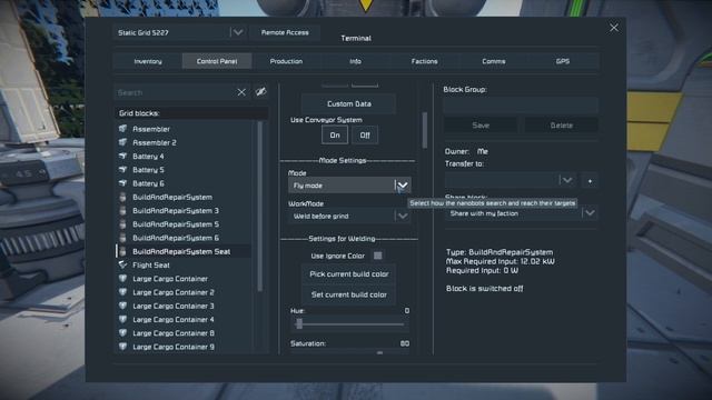 Space Engineers Nanobot Build And Repair System Tutorial.