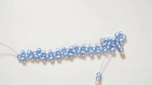 МК серьги из бисера перья #бисероплетение #beadwork