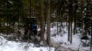 трелевка леса на мтз 82.1