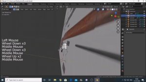 Weapon_Kar98 modeling in Blender 2.83