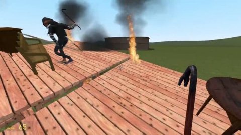 Выживание в падающем доме Гаррис Мод GMOD ► Garry's Mod