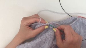 Поднятие петель для горловины