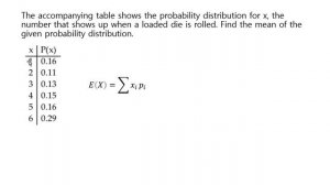 Finding expectation value of probability distribution