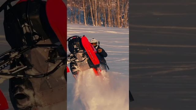 Wait for it… Lynx Shredder RE Turbo #snowmobiling #509 #polaris #skidoo #lynxsnowmobiles