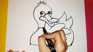 Как нарисовать УТКУ на воде /How to draw a duck