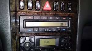 Mercedes radio CODE (w210)