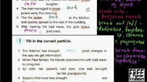 Phrasal verbs - break | bring