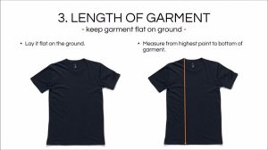 How to work out your garment size from size chart