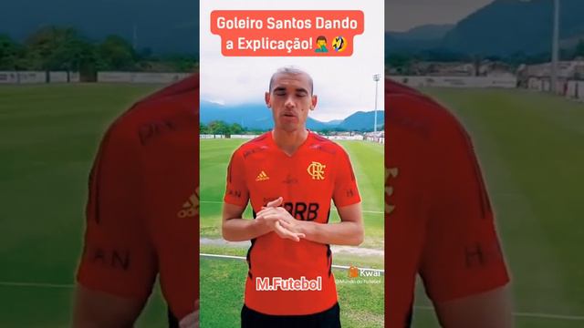 Explicação do goleiro Santos do Flamengo