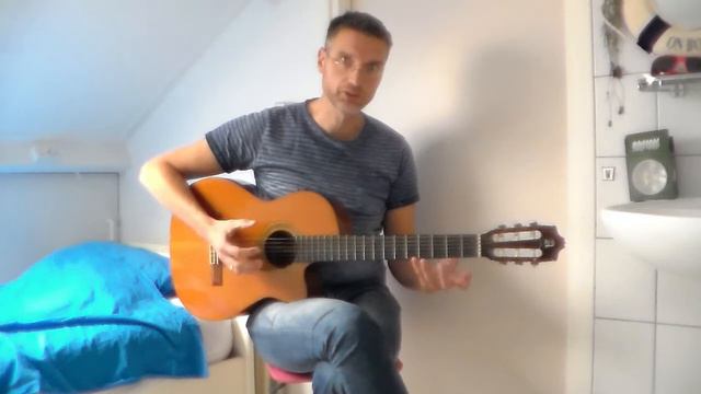 Retuning a nylon string guitar to an All Fifths Tuning смотреть онлайн