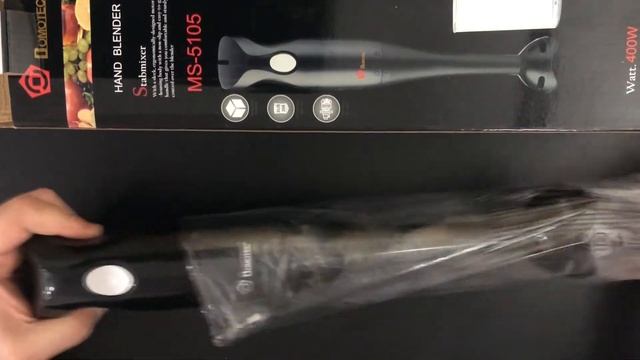 Видео обзор: Блендер DOMOTEC MS-5105 (погружной, 400Вт, пластик, + стакан) смотреть онлайн