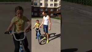 Как за 30 мин. научить кататься на 2х колесном велосипеде?