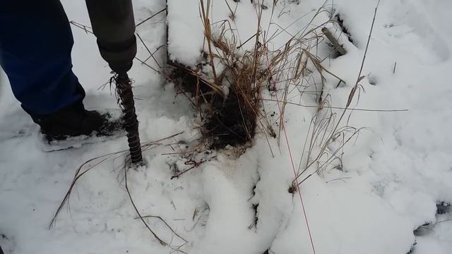Разметка под установку столбов на шурупе