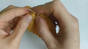 Ажурная лицевая гладь спицами .Узоры спицами. Вязание спицами.