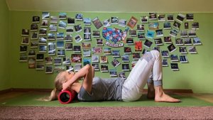 Снятие напряжении с шеи чудо-валиком!