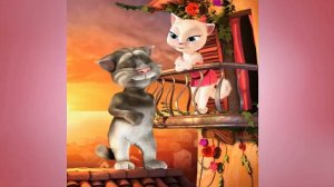 Любовь  Том он счаслив говорящая любовь Тома Анджела -- My Talking Tom Love Angela