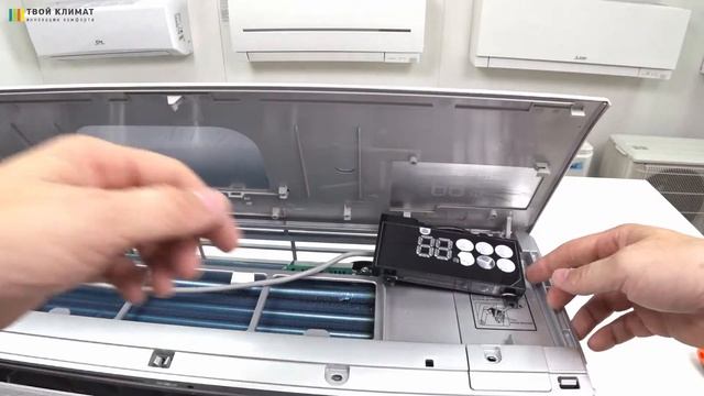 Как разобрать внутренний блок сплит-системы Gree U-Crown смотреть онлайн