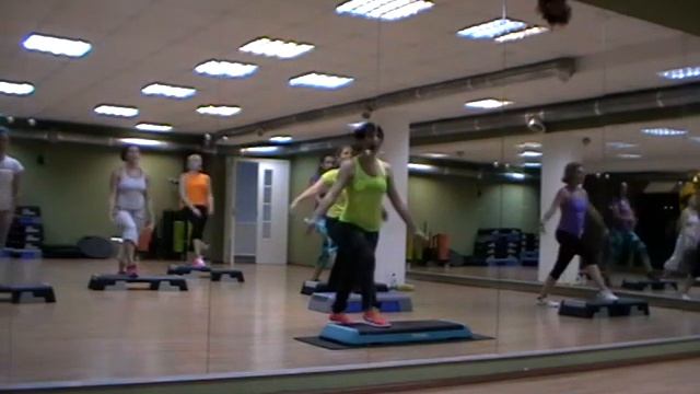 Степ аэробика/ Часть 6 . Базовый курс. смотреть онлайн