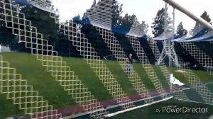 Установка сетки на футбольные ворота.