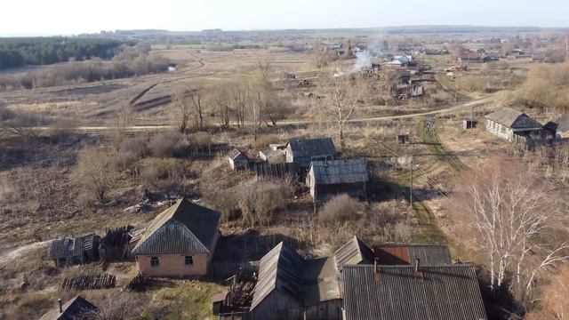 Село Сара и окрестности. Ульяновская область.Апрель 2022. Аэросьёмка. DJImini2 смотреть онлайн