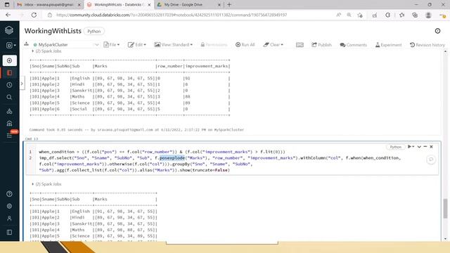 Updating diagonal values in a list in PySpark Dataframe | Realtime Scenario смотреть онлайн