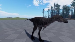 Prior Extinction ! All Tyrannosaurus Rex Growth Stages & Sounds Showcase | ROBLOX