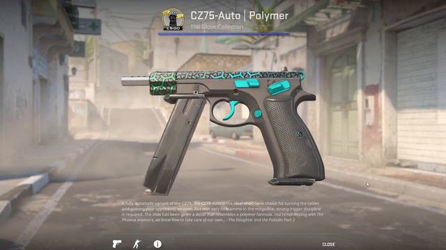 CZ75-Auto | Polymer in Counter-strike 2 New Gun Model смотреть онлайн