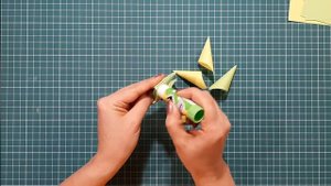 Простой цветок оригами | Как сделать красивый цветок оригами из бумаги|  Flowers origami DIY
