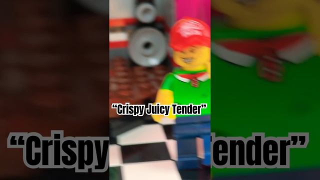 “Crispy Juicy Tender… Freddy Frazbear Edition #tender #memes #fnaf #lego #legofnaf #fnafmemes