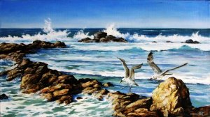 Марины художника Владимира Кикель.