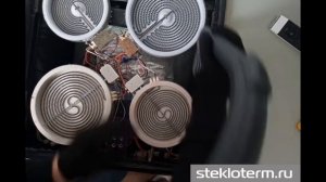 Замена стеклокерамики на плите с духовым шкафом Gorenje