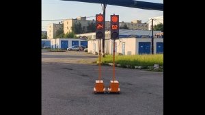 Мобильные светофоры с табло обратного отсчета времени