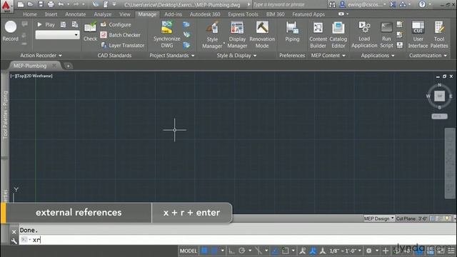 AutoCAD MEP Tutorial - Setting Up A Plumbing Drawing