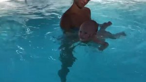 Грудничковое плавание Ангелины 3 месяца