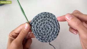 Как связать корзинку вазу крючком / Корзинка из пряжи / Ваза крючком